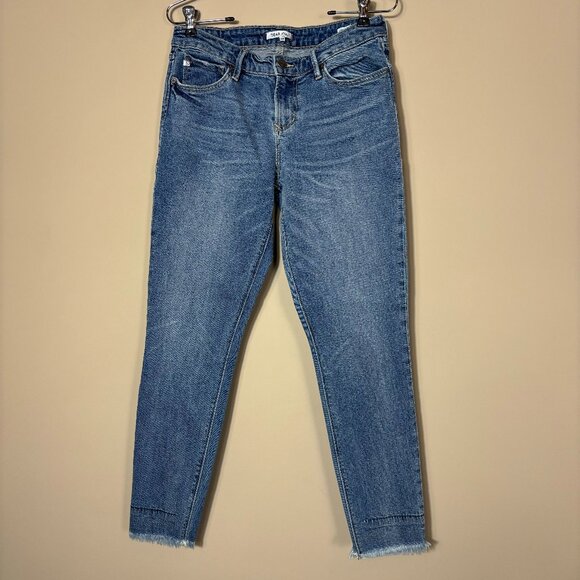 Dear John Denim - Dear John Joyride Comfort Skinny Jeans with Frayed Hem - Size 29